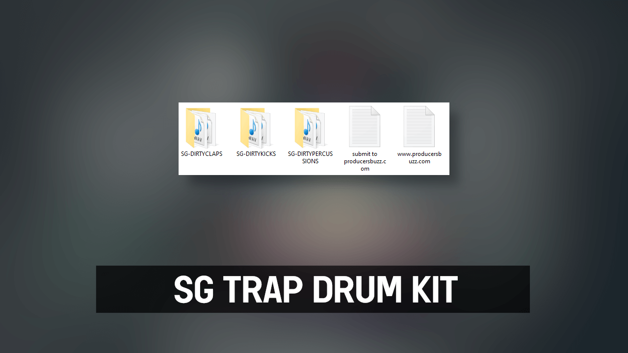 SG Trap Drum Kit inspired by Post Malone Drums - 192 Samples
