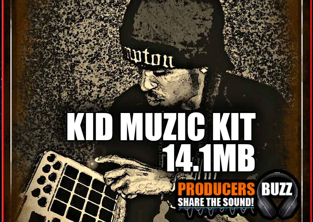 kid muzik hip hop drum sample kit