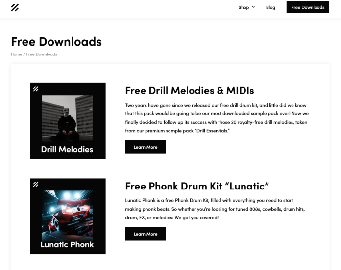 Top 4 site for Free Drum Kits & Drum Samples