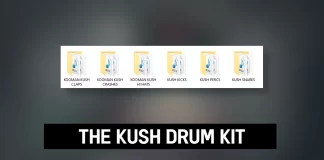 Free Hip-Hop Drum Kit: The KUSH with 206 Samples The KUSH Free Hip-Hop Drum Kit