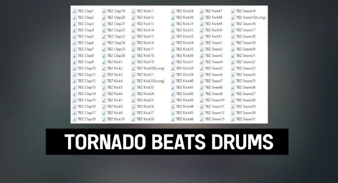 Tornado Beatz Free Hip-Hop Drum Sample Kit