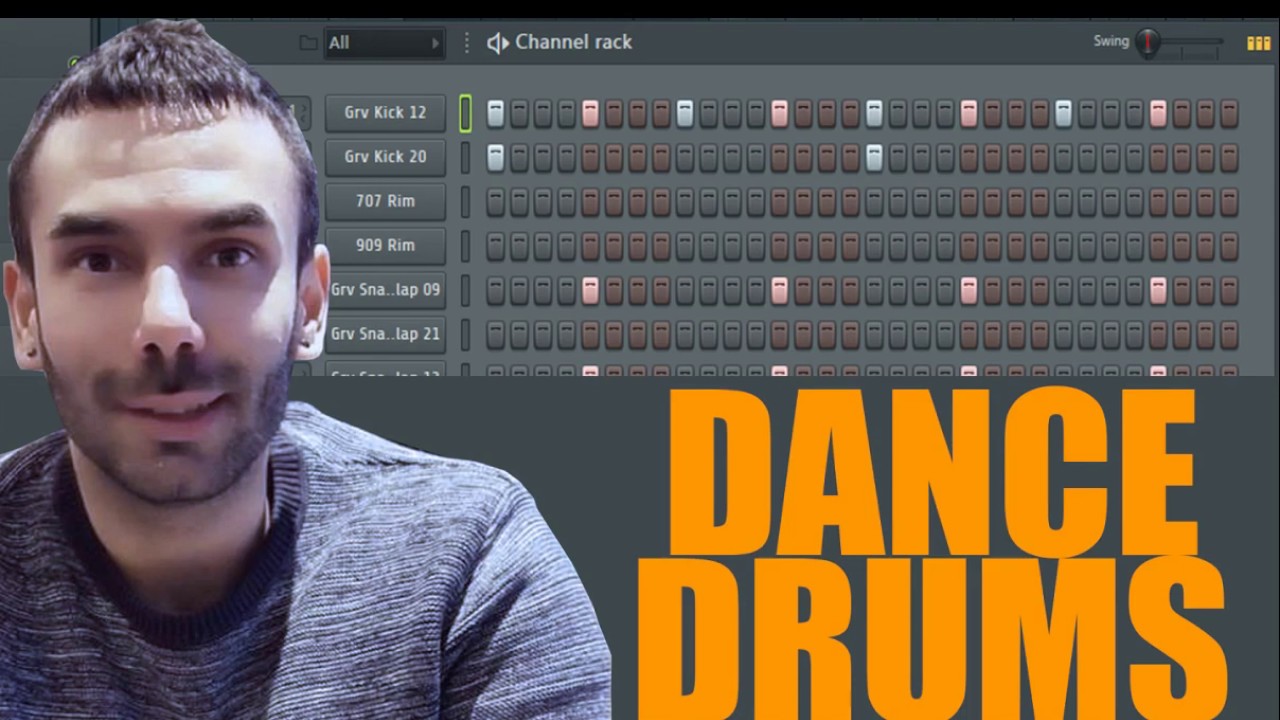 5 Cool Dance Drum Patterns – FL Studio Tutorial drum loop in fl studio