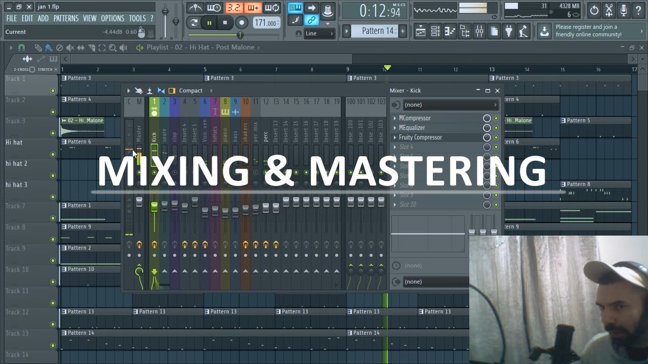 straf en milliard Håndværker Mixing & Mastering Trap & Hip-Hop Beats in FL Studio Tutorial
