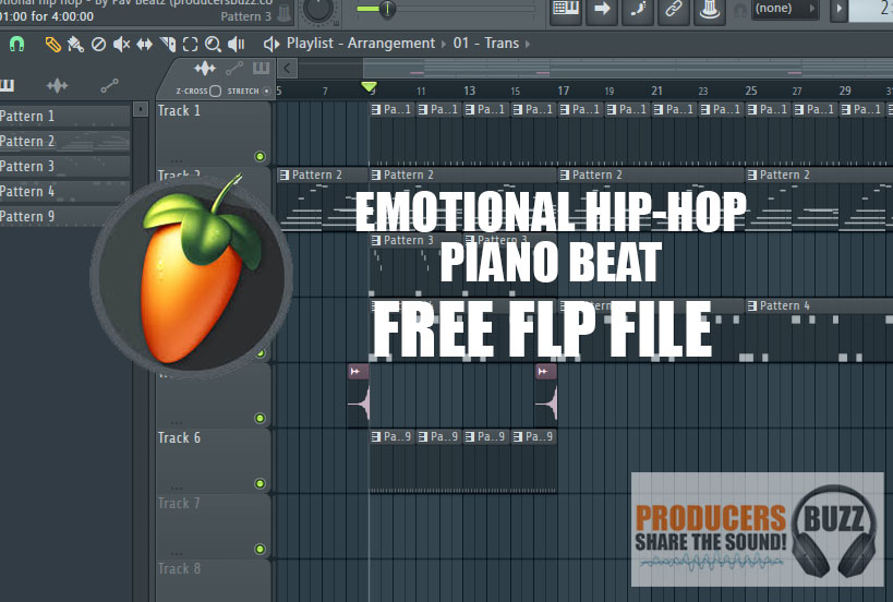 Emotional Piano Hip-Hop Beat FL Studio 20 Project File | Free Download