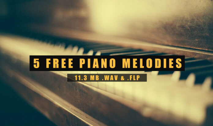 5 Free Piano Melody Loops