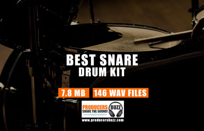 146 High Quality Snare Drum Samples (Drum Kit)