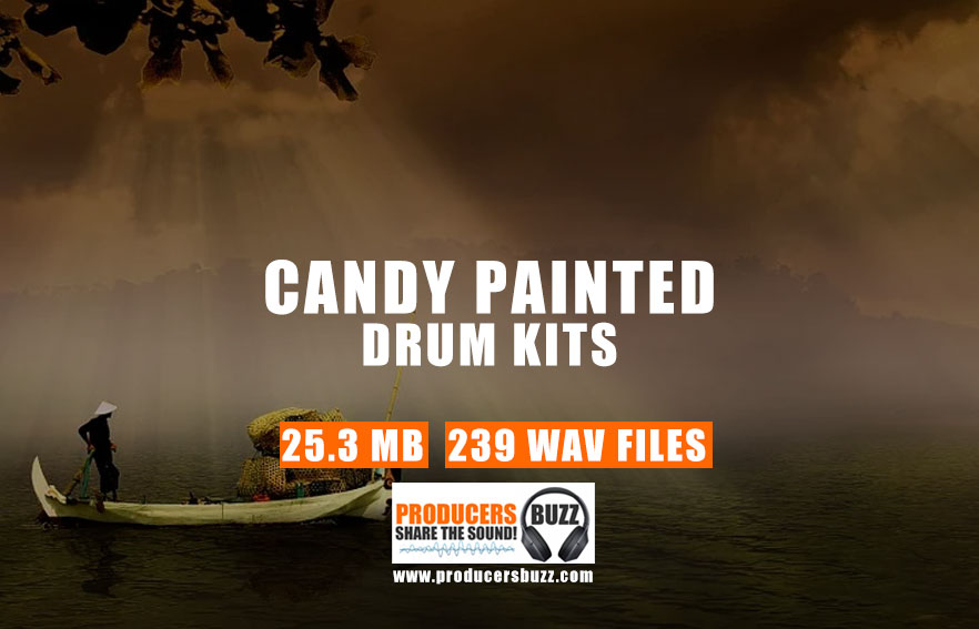Candy Painted Drum Kit