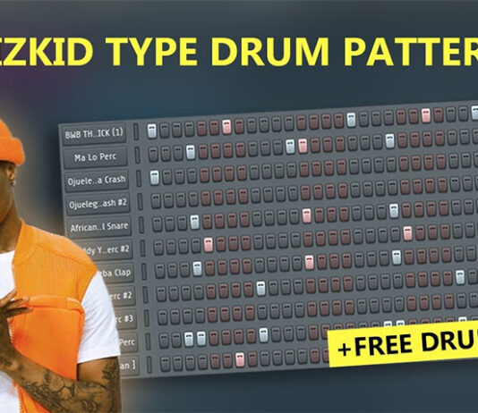 Afrobeat Making Patterns Wizkid Drum Pattern , FREE Afrobeat Drum Toolkit (100 files – VAQFG
