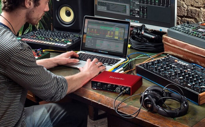 Focusrite audio interfaces for music producers