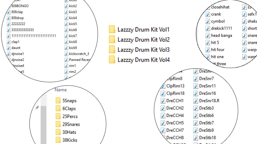 lazy 808 drum kits
