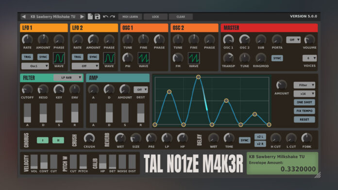 TAL-NoiseMaker free VST plugin