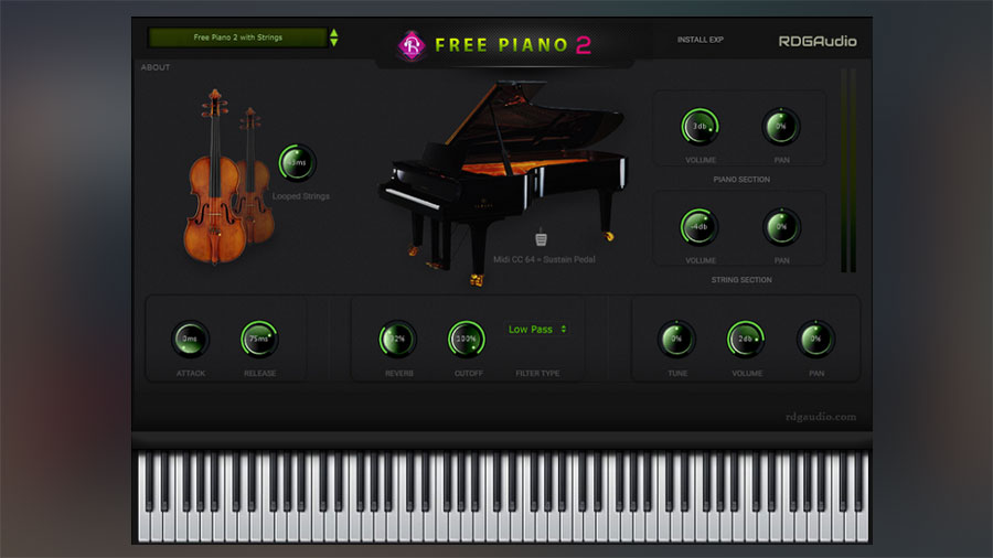 Free Piano 2 VST plugin