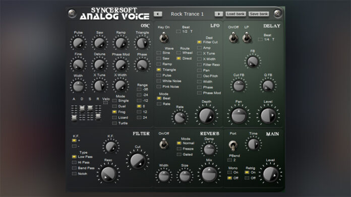 Analog Voice Free Synth VST with 64 Presets
