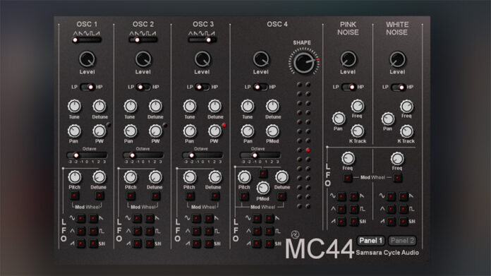 MC44 Analog Synth - Free Synth VST with 100 Presets