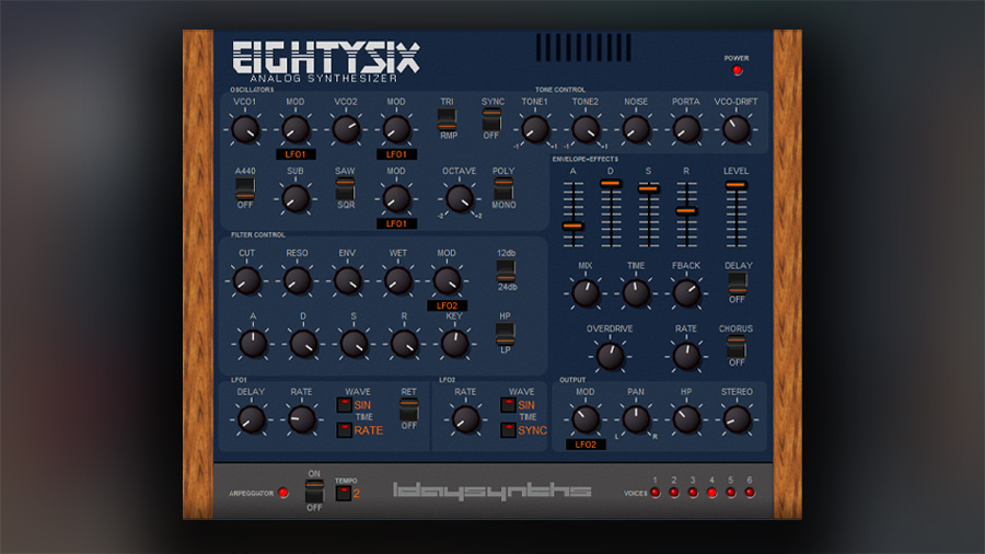 EightySix Retro Analog Synthesizer