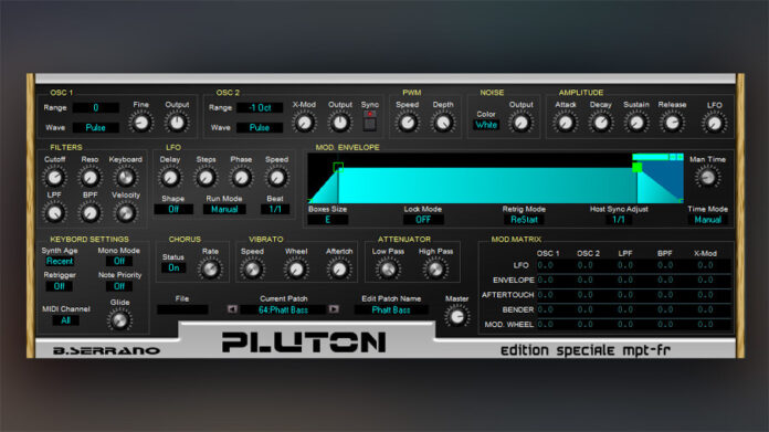 Pluton the Free Synth VST with 70 Presets