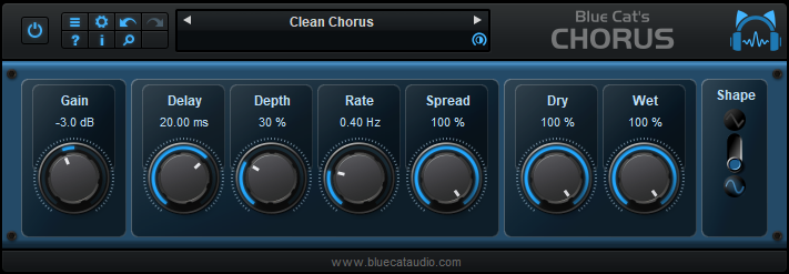 Blue Cat's Vintage Chorus Blue Cat's Vintage Chorus
