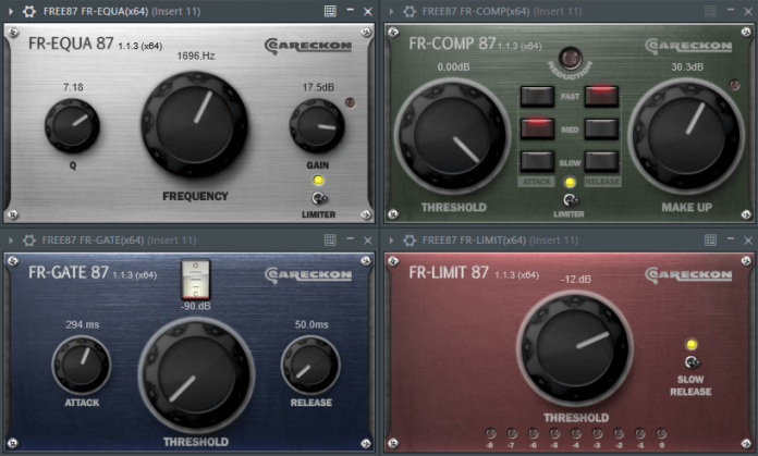 FR-Comp, FR-Gate, FR-Equa & FR-Limit Free VST Mixing Bundle