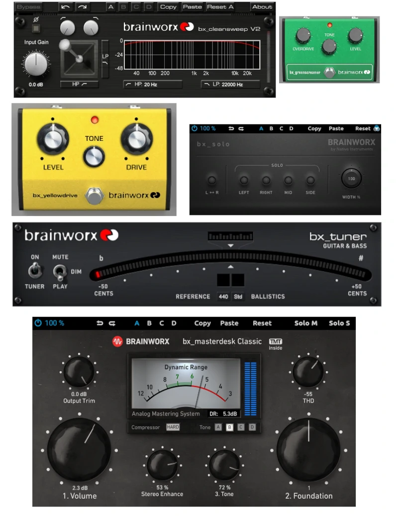 13 from the 19 free mixing and mastering plugins