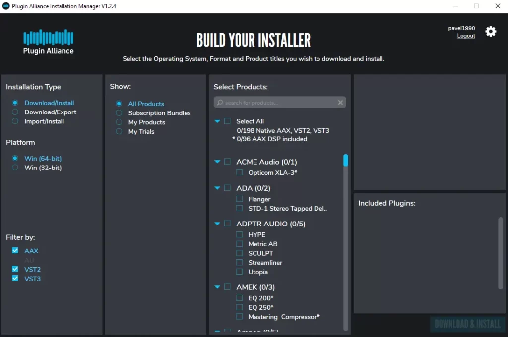 Step 1 - Install P.A installation manager