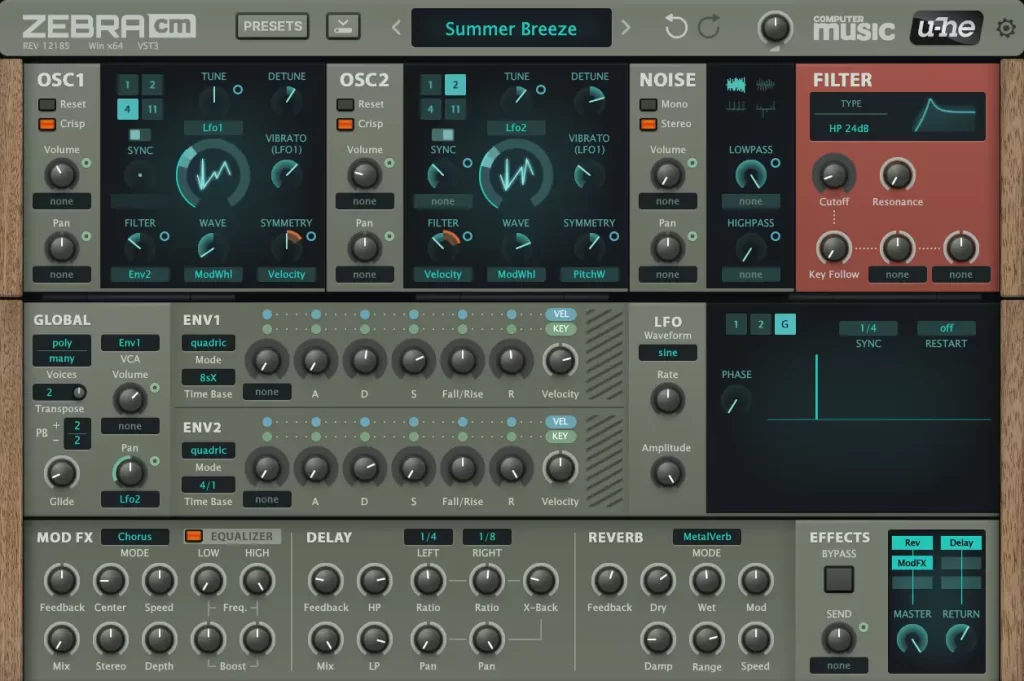 ZebraCM synth VST