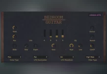 Free Bedroom Guitar VST Plugin by Urban Kits is a Free Guitar Virtual Instrument Free bedroom guitar VST plugin nylon guitar audio plugin