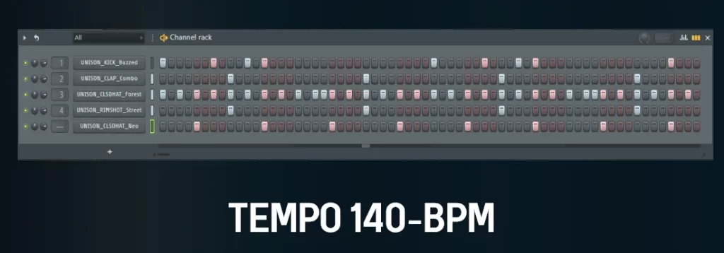 Hip hop drum pattern 04 in fl studio