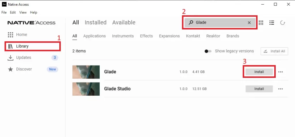 Installing Glade VST