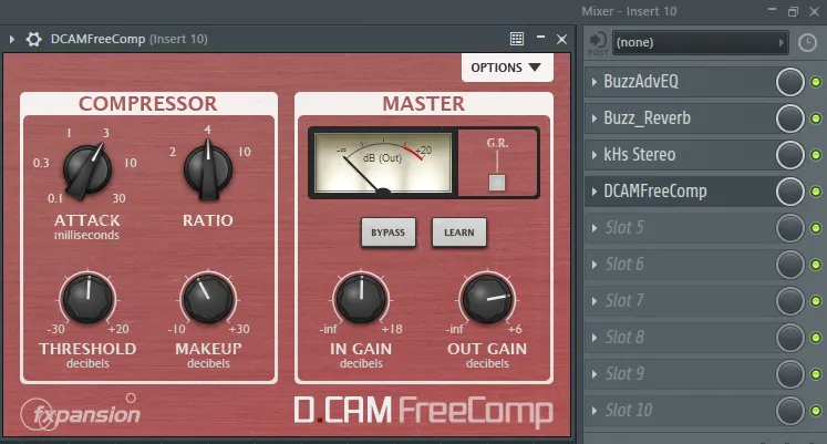 Compression for snare drums
