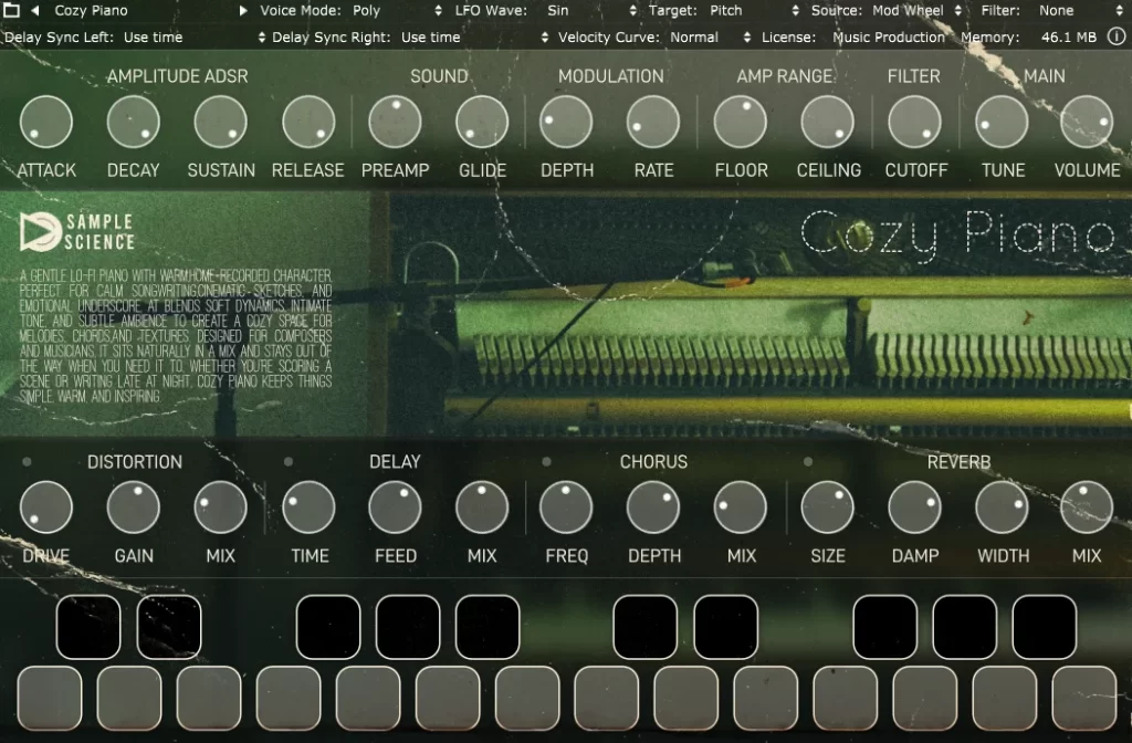 Cozy Piano Free Upright Piano VST Plugin Cozy Piano Free Upright Piano VST Plugin