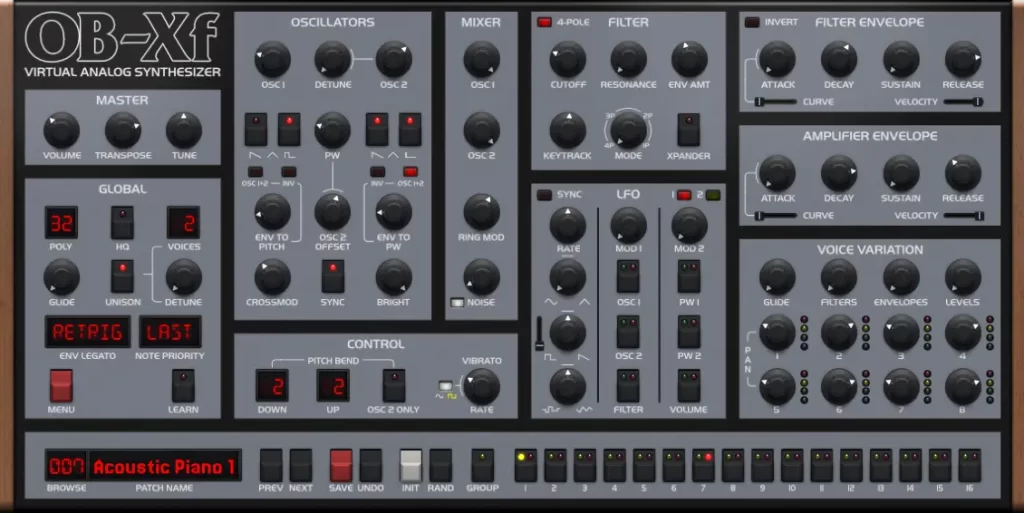 ob xf synthesizer free vst synth plugin ob xf synthesizer free vst synth plugin